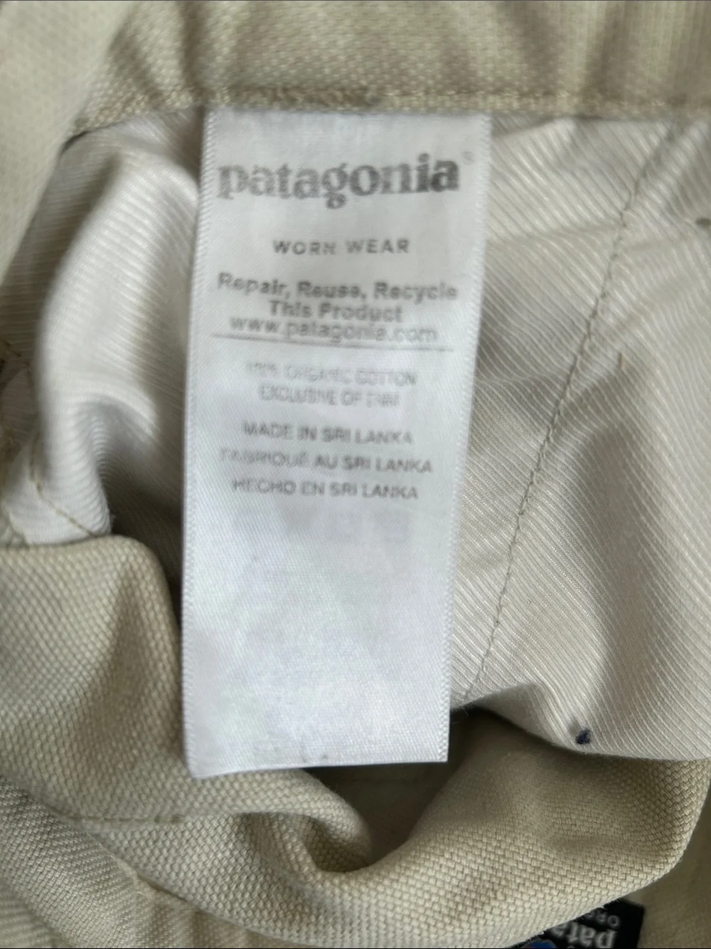 Vintage 90s Patagonia Stand Up Men's Light Khaki Cargo Shorts 30